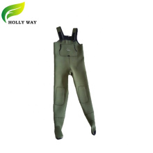 Neoprene Fly Fishing Chest wader Suits with Stockingfoot for Men